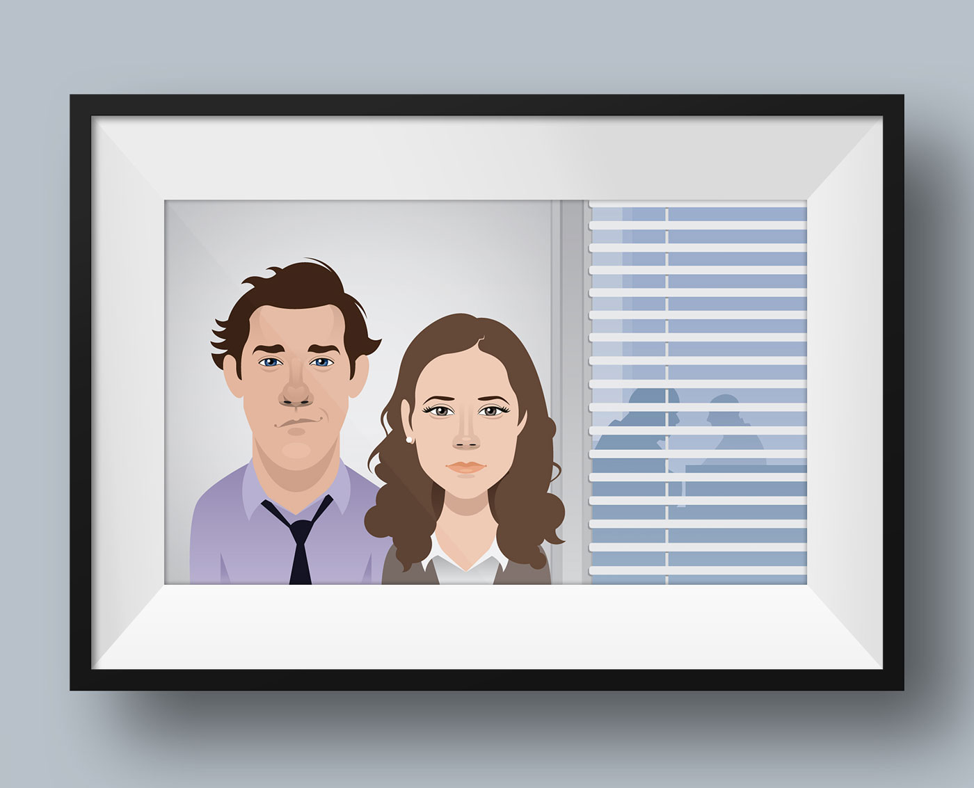 Jim and Pam Halpert