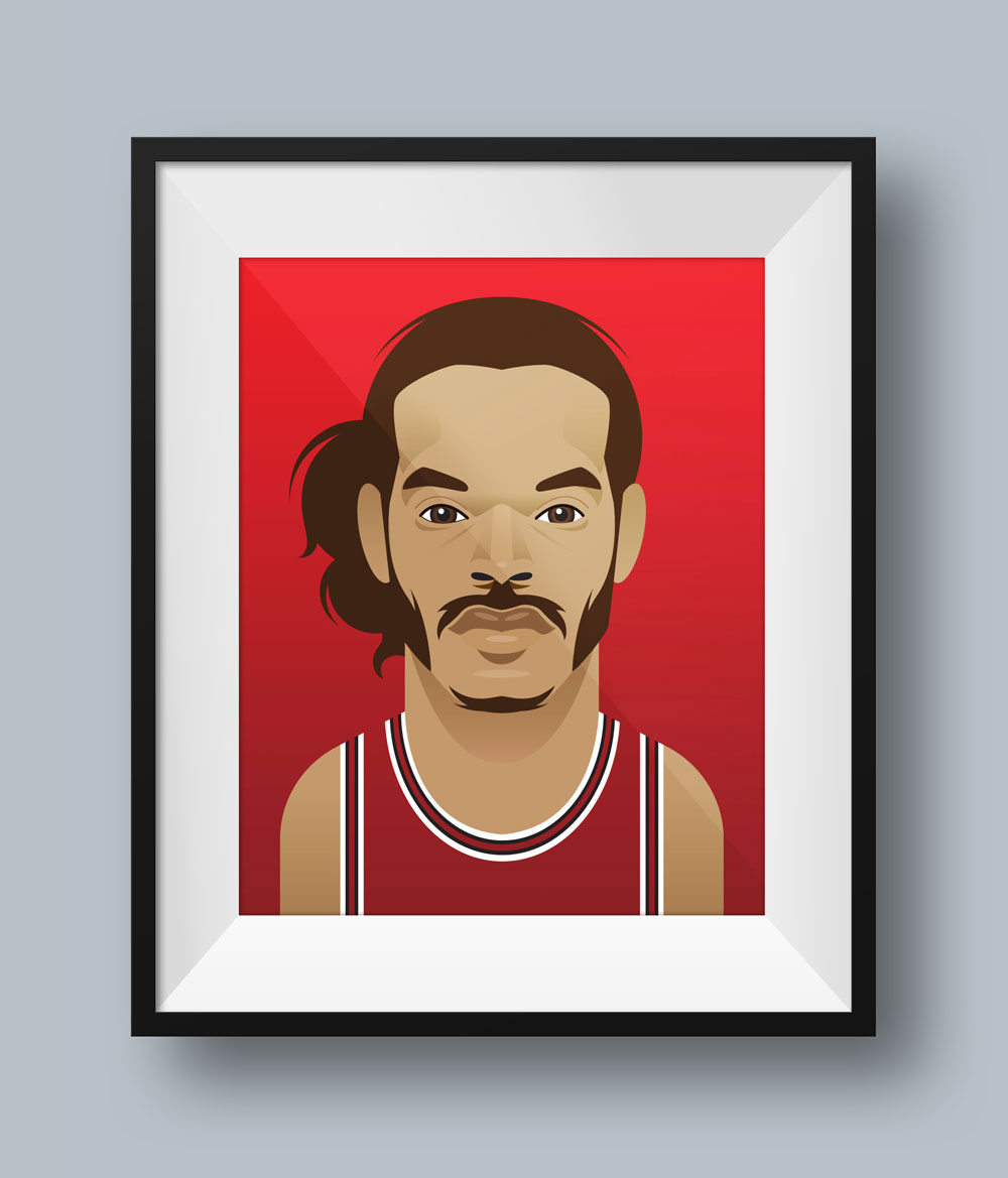 Joakim Noah Illustration