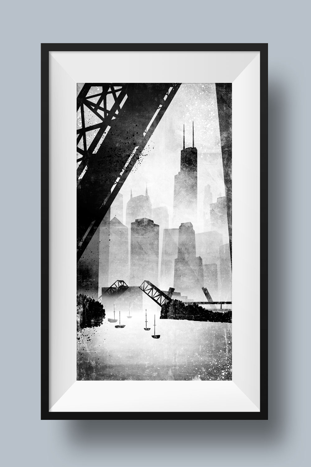 Kinzie Bridge Sears Tower