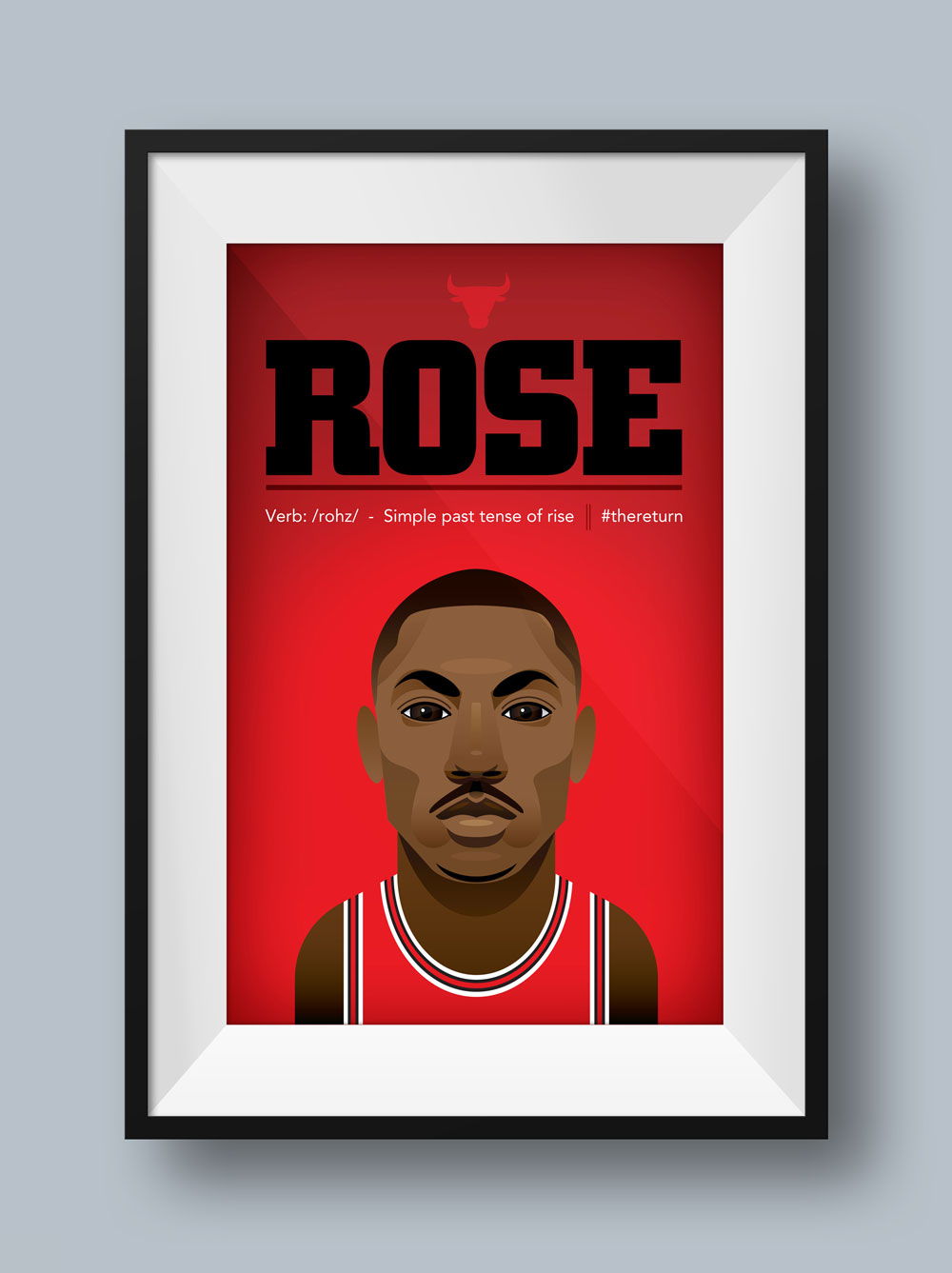 Derrick Rose Illustration