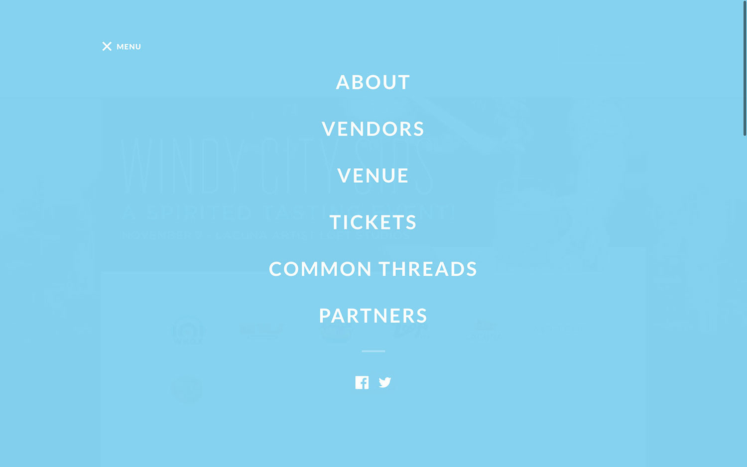 Windy City Sips - Menu - Browser