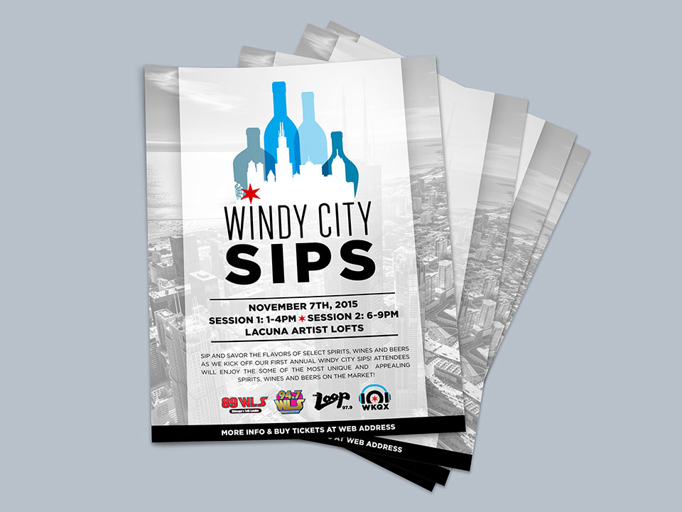 Windy City Sips - Flyer