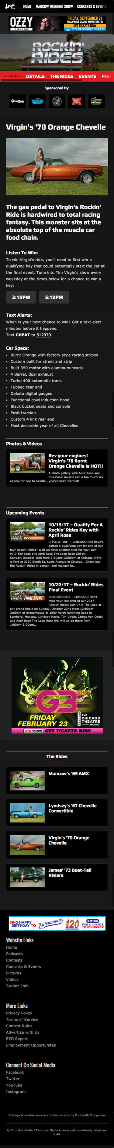 Rockin' Rides - Tim Virgin's Car - iPhone