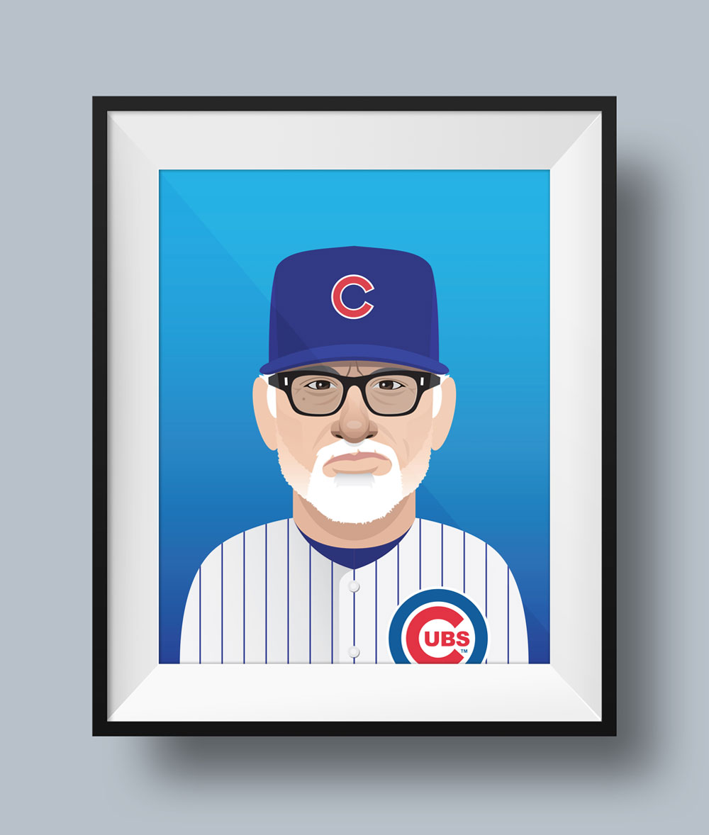 Joe Maddon Illustration