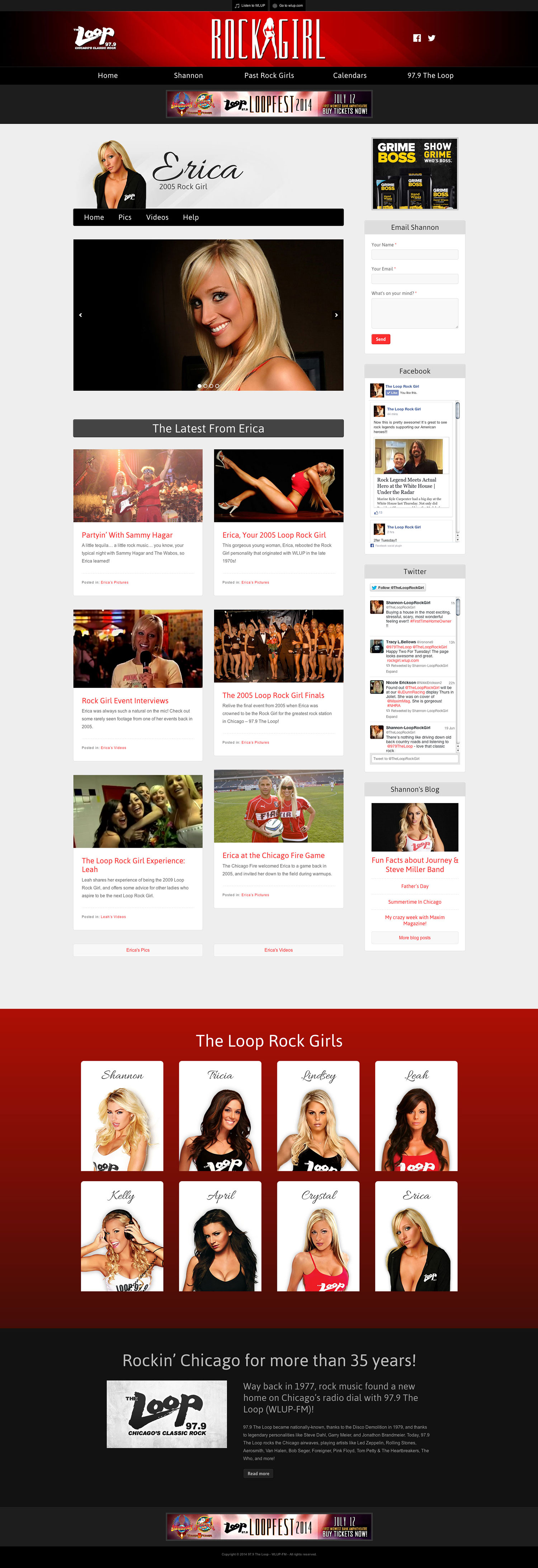 The Loop Rock Girl - Erica Page - Browser View