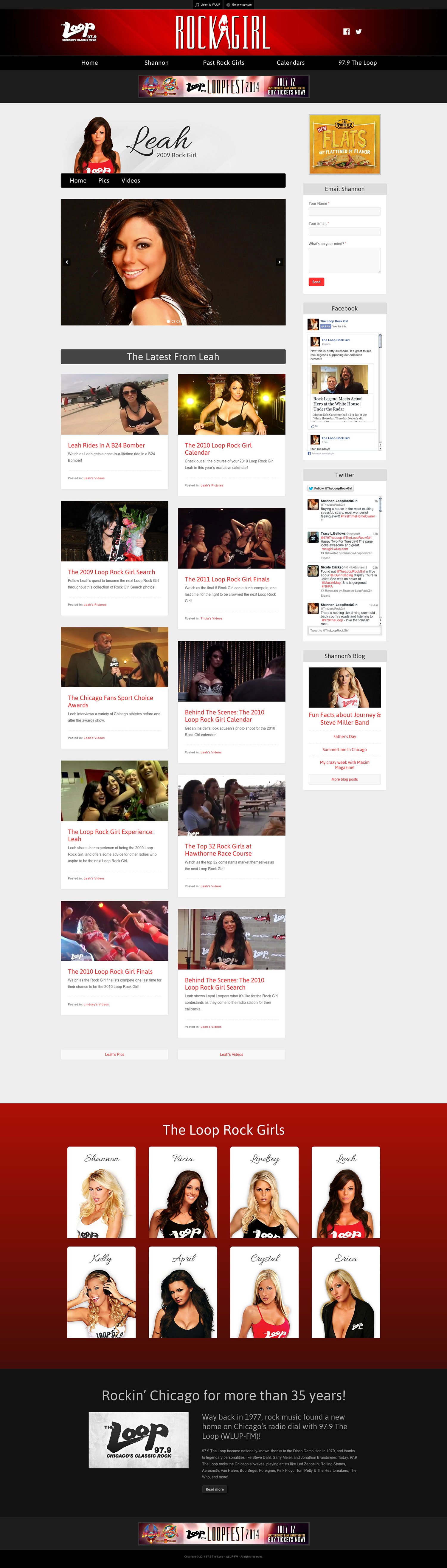 The Loop Rock Girl - Leah Page - Browser View