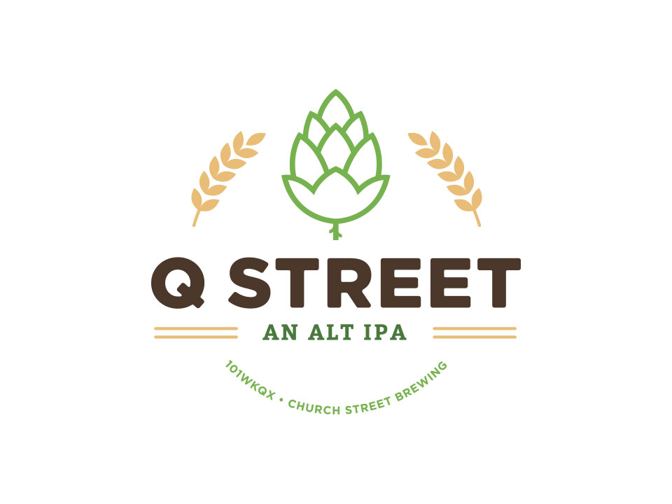 Q Street Beer - Concept Logo
