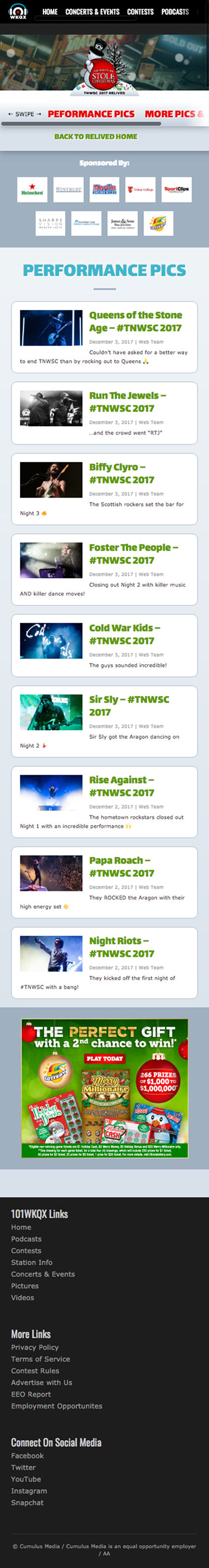 The Nights We Stole Christmas - Performance Pics Category Listing - iPhone View