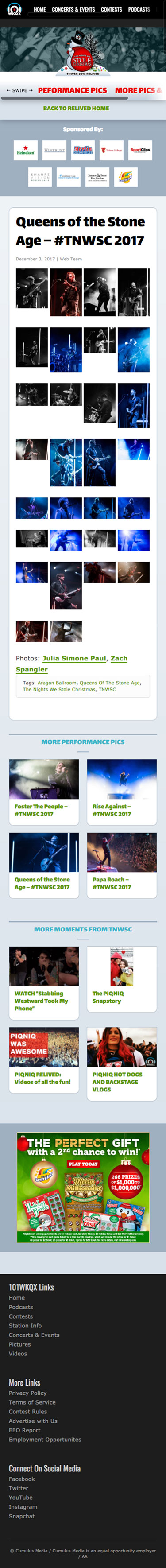 The Nights We Stole Christmas - Queens of the Stone Age pictures page - iPhone View