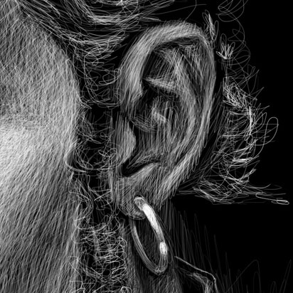 Layne Staley Illustration Detail