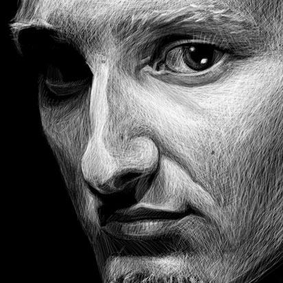 Layne Staley Illustration Detail