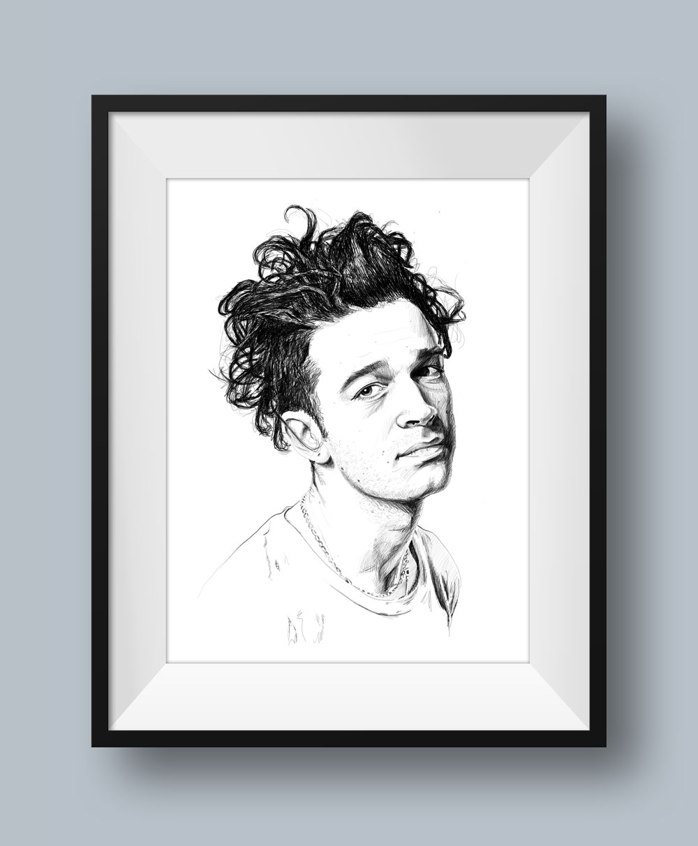 Matty Healy Illustration