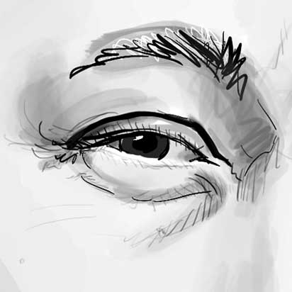 Tim Virgin Portrait Study - #2 detail