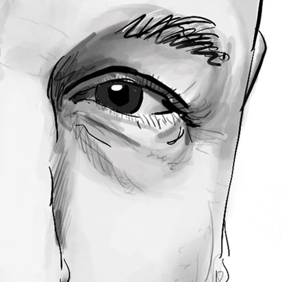 Tim Virgin Portrait Study - #2 detail